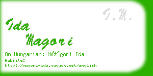 ida magori business card